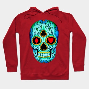 Day of the Dead skull Hoodie
